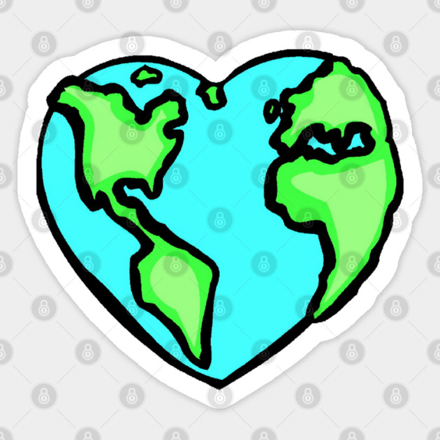 Heart Earth Sticker by HolidayBug