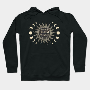 Total Solar Eclipse Pennsylvania USA April 2024 Hoodie