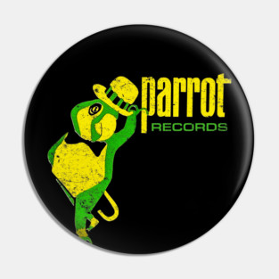Parrot Records Pin