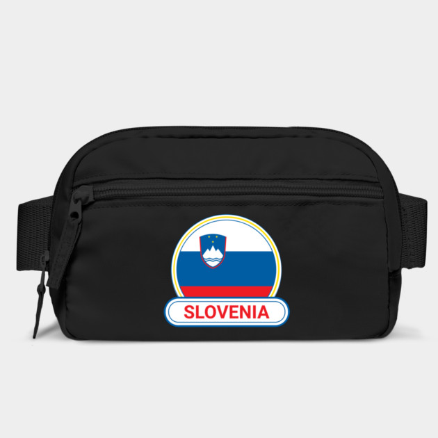 Slovenia Country Badge - Slovenia Flag by Yesteeyear