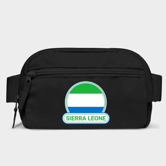 Sierra Leone Country Badge - Sierra Leone Flag by Yesteeyear
