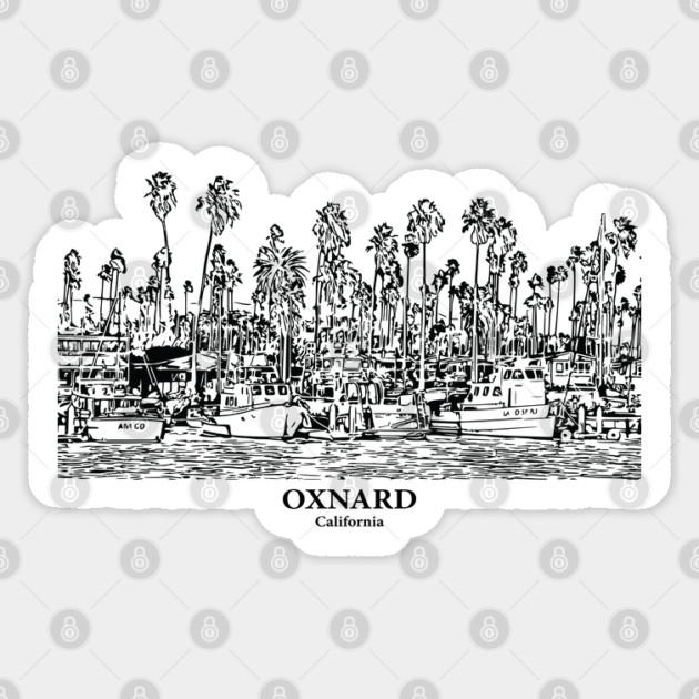 Oxnard - California Sticker by Lakeric