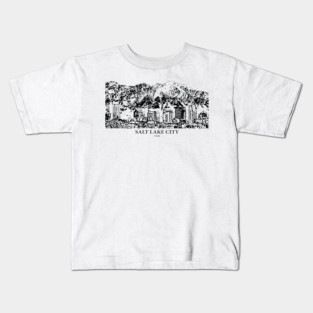 Salt Lake City - Utah Kids T-Shirt