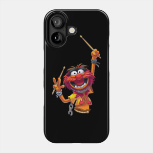 The Grunge Drummer In Puppet Show Phone Case