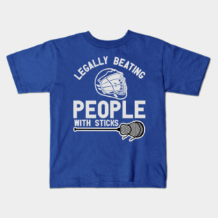 Lacrosse Beating Kids T-Shirt