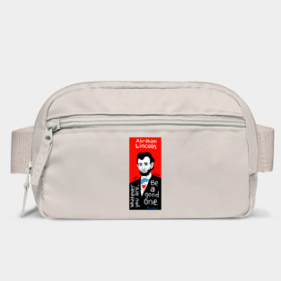 Abraham Lincoln pop folk art Bag