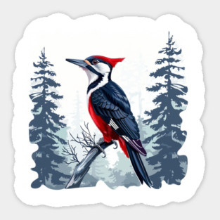 Woodpecker Sticker