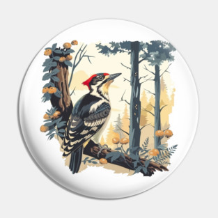 Woodpecker Pin