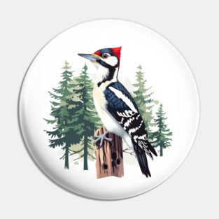 Woodpecker Pin