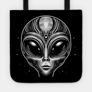 Cosmic Entity - Alien Art T-Shirt Tote