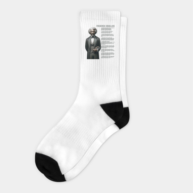 Frederick Douglass - Black History Legend Socks by UrbanLifeApparel