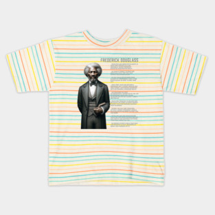Frederick Douglass - Black History Legend Kids T-Shirt