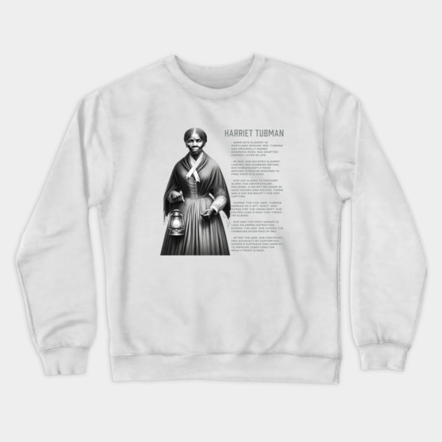 Harriet Tubman - Black History Legend Crewneck Sweatshirt by UrbanLifeApparel