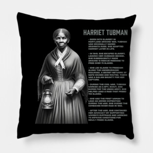 Harriet Tubman - Black History Legend Pillow