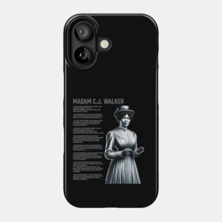 Madam C.J. Walker - Black History Legend Phone Case