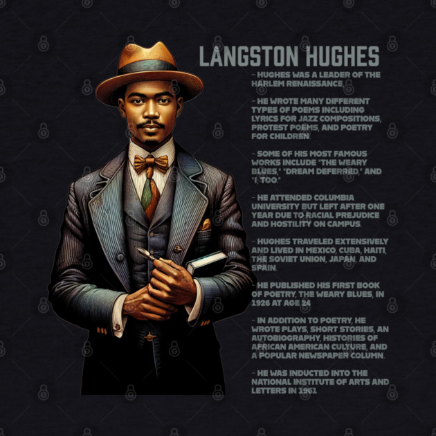 Langston Hughes - Black History Legend by UrbanLifeApparel