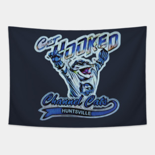 Huntsville Channel Cats Hockey Tapestry