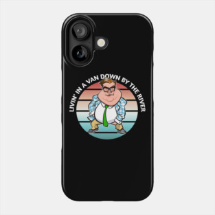 Livin in a van down Chris Farley Phone Case