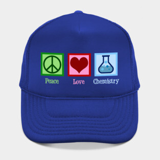 Peace Love Chemistry Hat