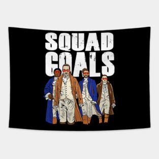 Squad Goals Hamilton Musical Tapestry