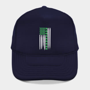 USA Flag St Patrick's Day Hat