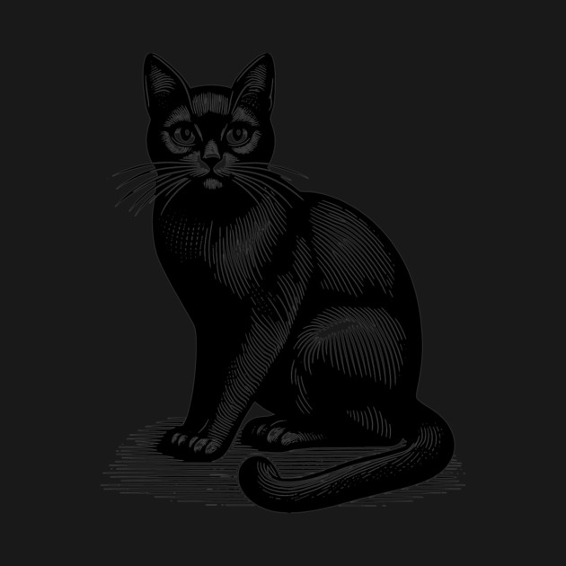 Black cat by CreativeSage