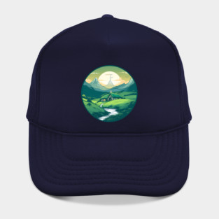A Hobbit Shire landscape Hat