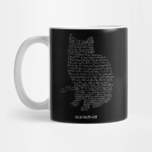 Schrödinger equation shirt - quantum mechanics and cute cat - phisics teacher gift Mug