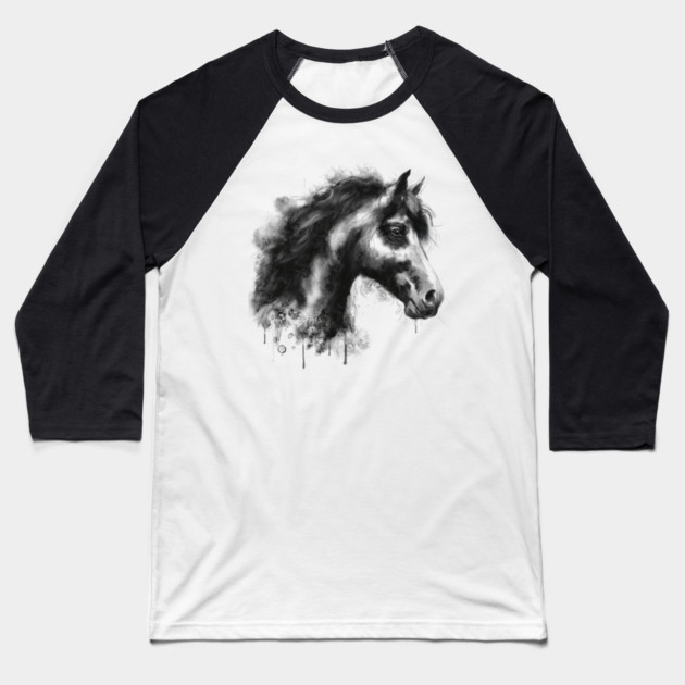 Majestic Horse Baseball T-Shirt by TopTenGraphics