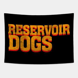 PULP DOGS ("Reservoir Dogs" a la "Pulp Fiction") Tapestry