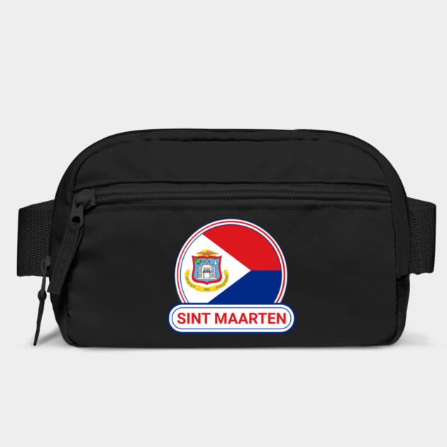 Sint Maarten Country Badge - Sint Maarten Flag by Yesteeyear