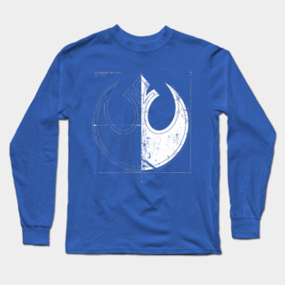 Rebel Blueprint Long Sleeve T-Shirt