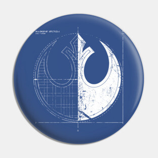 Rebel Blueprint Pin