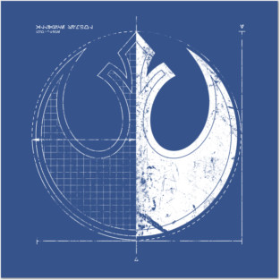 Rebel Blueprint Posters and Art