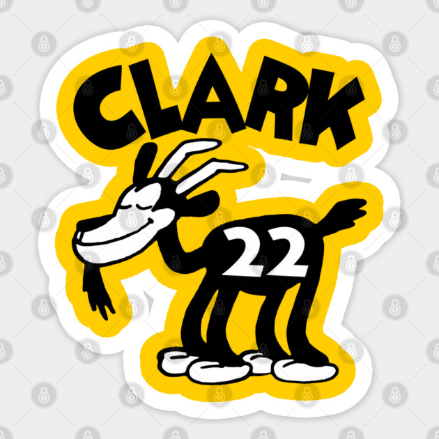 Caitlin Clark GOAT 3, Classic Steamboat Willie Goat Sticker by Megadorim