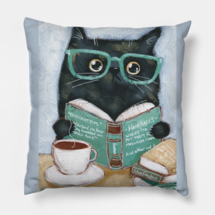 Books For Cats Pillow