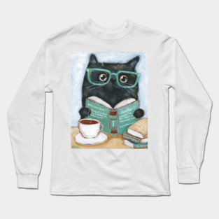 Books For Cats Long Sleeve T-Shirt