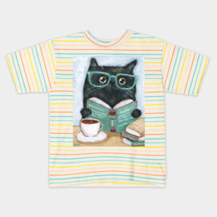 Books For Cats Kids T-Shirt
