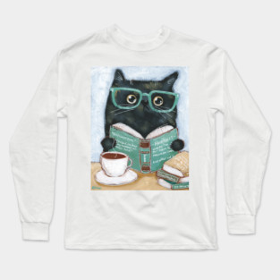 Books For Cats Long Sleeve T-Shirt