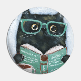 Books For Cats Pin