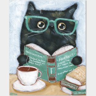 Books For Cats Posters and Art