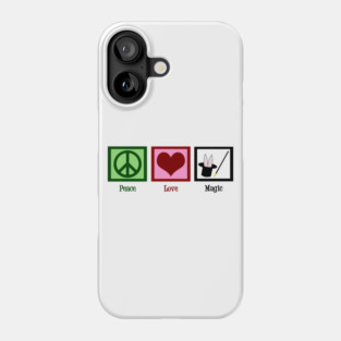 Peace Love Magic Phone Case
