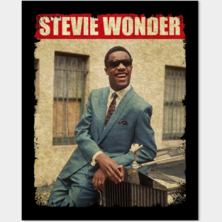Stevie Wonder - NEW RETRO STYLE Posters and Art