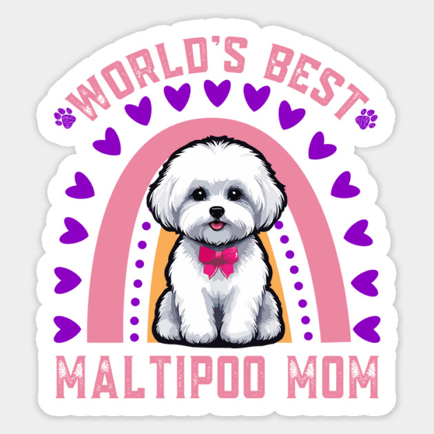 Maltipoo Mom - World's Best Maltipoo Mom Magnet by JessArty