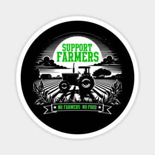 Kissan Ekta Zindabaad Farmers protest no food no farmer Magnet