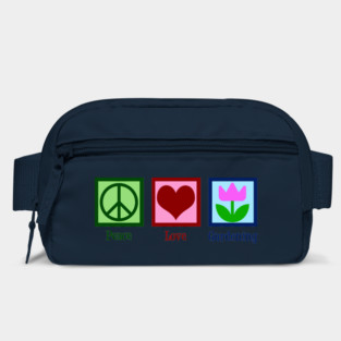 Peace Love Gardening Bag