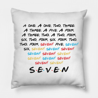 "Seven." Pillow