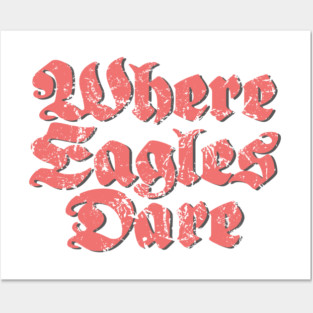 Where Eagles Dare Title Posters and Art