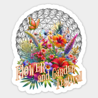 Flower and Garden Festival Orlando Florida Magnet