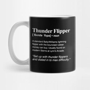 Thunder Flipper Dictionary Mug